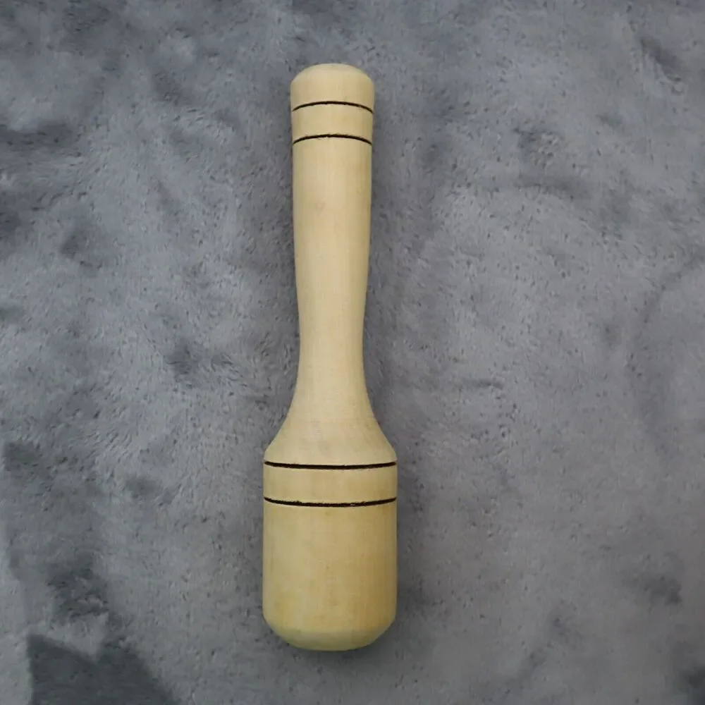 Mortar and Pestle Wooden Medium 5in Tall 3in Bowl Diameter
